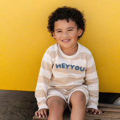 Little Dutch Μπλουζάκι LITTLE DUTCH. Φούτερ Biscuit Stripe