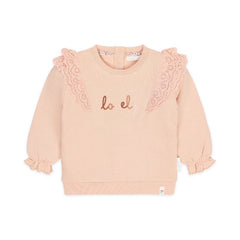 Little Dutch Μπλουζάκι 1-1 ½Y (86 CM) LITTLE DUTCH. Φούτερ με βολάν Blush Pink