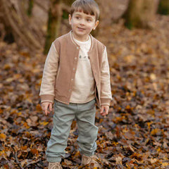 Little Dutch Παιδικές Ζακέτες LITTLE DUTCH. Ζακέτα πλεκτή Brown/Taupe