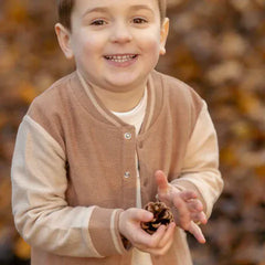 Little Dutch Παιδικές Ζακέτες LITTLE DUTCH. Ζακέτα πλεκτή Brown/Taupe