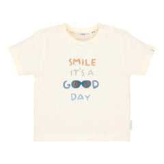 Little Dutch Μπλουζάκι 1-1 ½Y (86 CM) LITTLE DUTCH. Μπλουζάκι κοντομάνικο με σχέδιο Creme