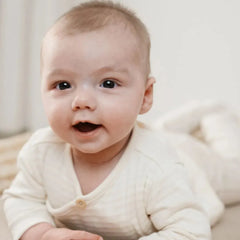 Little Dutch Βρεφικά Φορμάκια LITTLE DUTCH Βρεφικό ολόσωμο φορμάκι Creme