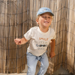 Little Dutch Μπλουζάκι LITTLE DUTCH. Μπλουζάκι κοντομάνικο με σχέδιο Creme