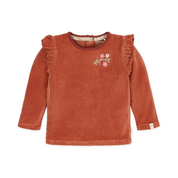 Little Dutch Μπλουζάκι 1-1 ½Y (86 CM) LITTLE DUTCH. Μπλουζάκι μακρυμάνικο Deep Berry