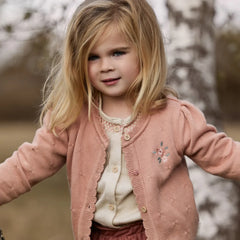 Little Dutch Παιδικές Ζακέτες LITTLE DUTCH. Ζακέτα πλεκτή Deep Pink