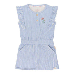 Little Dutch Σαλοπέτα 1-1 ½Y (86 CM) LITTLE DUTCH. Ολόσωμη φόρμα με βολάν Denim Blue Stripe