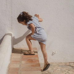 Little Dutch Σαλοπέτα LITTLE DUTCH. Ολόσωμη φόρμα με βολάν Denim Blue Stripe