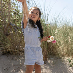 Little Dutch Σαλοπέτα LITTLE DUTCH. Ολόσωμη φόρμα με βολάν Denim Blue Stripe