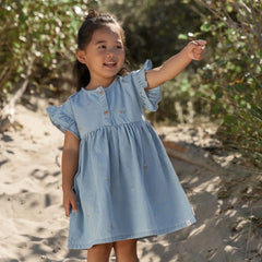 Little Dutch Φορέματα LITTLE DUTCH. Φορεματάκι κοντομάνικο Denim