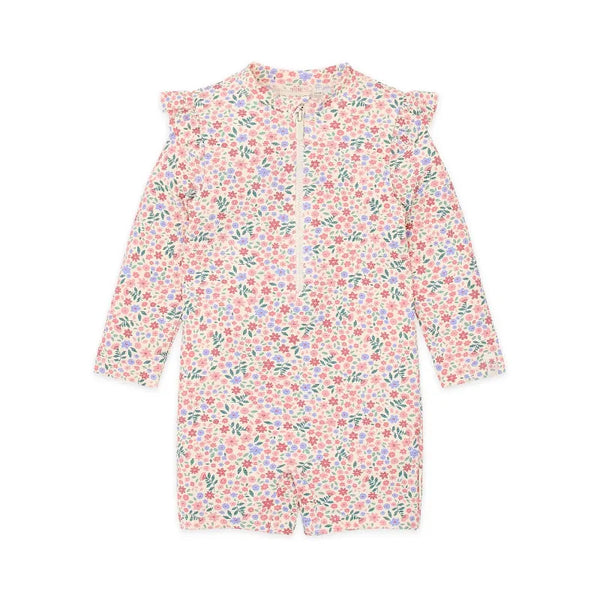Little Dutch μαγιό 2-6M (62/68 CM) LITTLE DUTCH. Ολόσωμο μακρυμάνικο μαγιό Dreamy Flowerfield