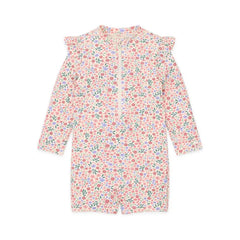 Little Dutch μαγιό 2-6M (62/68 CM) LITTLE DUTCH. Ολόσωμο μακρυμάνικο μαγιό Dreamy Flowerfield