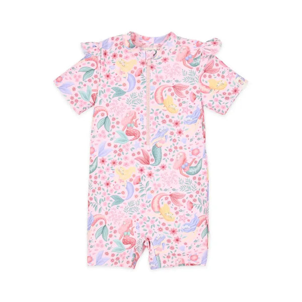 Little Dutch μαγιό 2-6M (62/68 CM) LITTLE DUTCH. Ολόσωμο κοντομάνικο μαγιό Dreamy Mermaid