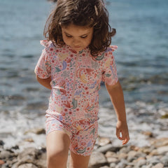 Little Dutch μαγιό LITTLE DUTCH. Ολόσωμο κοντομάνικο μαγιό Dreamy Mermaid