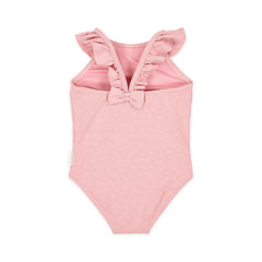 Little Dutch μαγιό LITTLE DUTCH. Ολόσωμο μαγιό με βολάν Dreamy Pink Rose