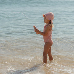 Little Dutch μαγιό LITTLE DUTCH. Ολόσωμο μαγιό με βολάν Dreamy Pink Rose