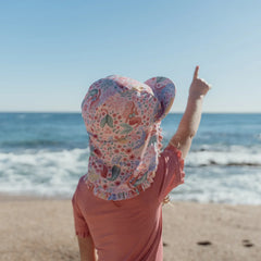 Little Dutch μαγιό LITTLE DUTCH. Ολόσωμο κοντομάνικο μαγιό Dreamy Pink Sparkle