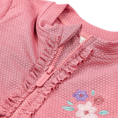 Little Dutch μαγιό LITTLE DUTCH. Ολόσωμο κοντομάνικο μαγιό Dreamy Pink Sparkle