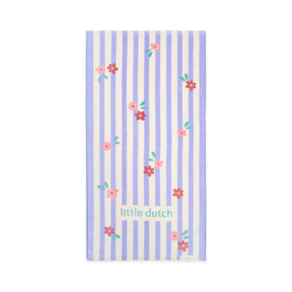 Little Dutch πετσέτα θαλάσσης LITTLE DUTCH. Πετσέτα θαλάσσης Dreamy Purple Stripe - 60x120