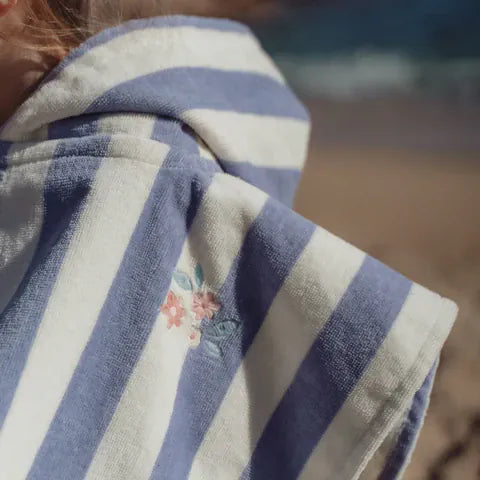 Little Dutch Poncho LITTLE DUTCH. Παιδικό πόντσο Dreamy Purple Stripe - One size