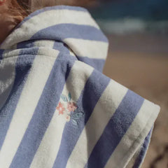 Little Dutch Poncho LITTLE DUTCH. Παιδικό πόντσο Dreamy Purple Stripe - One size