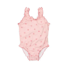 Little Dutch μαγιό 2-6M (62/68 CM) LITTLE DUTCH. Ολόσωμο μαγιό με βολάν Dreamy Seashells