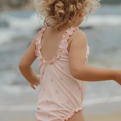 Little Dutch μαγιό LITTLE DUTCH. Ολόσωμο μαγιό με βολάν Dreamy Seashells