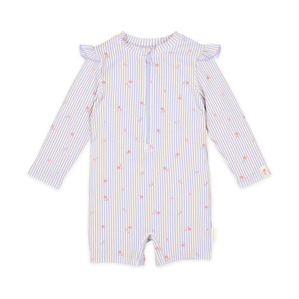 Little Dutch μαγιό 2-6M (62/68 CM) LITTLE DUTCH. Ολόσωμο μακρυμάνικο μαγιό Dreamy Stripes