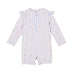 Little Dutch μαγιό 2-6M (62/68 CM) LITTLE DUTCH. Ολόσωμο μακρυμάνικο μαγιό Dreamy Stripes