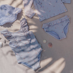 Little Dutch μαγιό LITTLE DUTCH. Ολόσωμο μαγιό με βολάν Dreamy Stripes