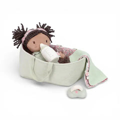Little Dutch Παιδικές Κούκλες LITTLE DUTCH. Υφασμάτινο μωρό σε καλαθούνα Evi (30 εκ.)