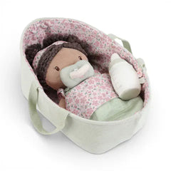 Little Dutch Παιδικές Κούκλες LITTLE DUTCH. Υφασμάτινο μωρό σε καλαθούνα Evi (30 εκ.)