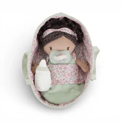 Little Dutch Παιδικές Κούκλες LITTLE DUTCH. Υφασμάτινο μωρό σε καλαθούνα Evi (30 εκ.)