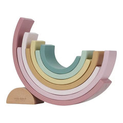 Little Dutch Βρεφικά Παιχνίδια Δραστηριοτήτων LITTLE DUTCH. Ξύλινο τρισδιάστατο Ουράνιο Τόξο Fairy Garden FSC