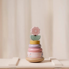 Little Dutch Βρεφικά Παιχνίδια Δραστηριοτήτων LITTLE DUTCH. Ξύλινη πυραμίδα ταξινόμησης & ταλάντωσης Fairy Garden FSC