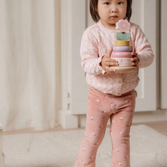 Little Dutch Βρεφικά Παιχνίδια Δραστηριοτήτων LITTLE DUTCH. Ξύλινη πυραμίδα ταξινόμησης & ταλάντωσης Fairy Garden FSC