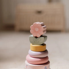 Little Dutch Βρεφικά Παιχνίδια Δραστηριοτήτων LITTLE DUTCH. Ξύλινη πυραμίδα ταξινόμησης & ταλάντωσης Fairy Garden FSC