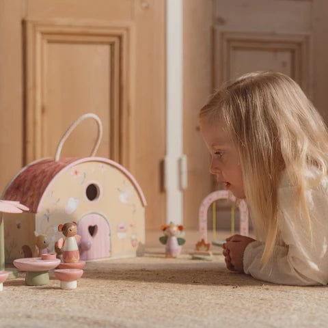 Little Dutch ξύλινα παιχνίδια LITTLE DUTCH. Ξύλινο κουκλόσπιτο Fairy Garden FSC