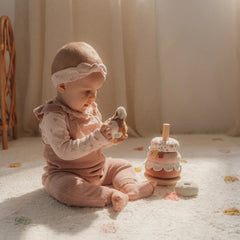 Little Dutch Βρεφικά Παιχνίδια Δραστηριοτήτων LITTLE DUTCH. Πυραμίδα ταξινόμησης & ταλάντωσης Fairy Garden FSC