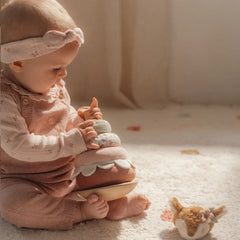 Little Dutch Βρεφικά Παιχνίδια Δραστηριοτήτων LITTLE DUTCH. Πυραμίδα ταξινόμησης & ταλάντωσης Fairy Garden FSC