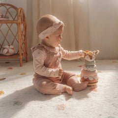 Little Dutch Βρεφικά Παιχνίδια Δραστηριοτήτων LITTLE DUTCH. Πυραμίδα ταξινόμησης & ταλάντωσης Fairy Garden FSC