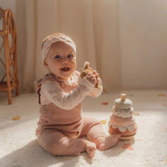 Little Dutch Βρεφικά Παιχνίδια Δραστηριοτήτων LITTLE DUTCH. Πυραμίδα ταξινόμησης & ταλάντωσης Fairy Garden FSC