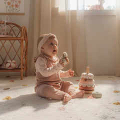 Little Dutch Βρεφικά Παιχνίδια Δραστηριοτήτων LITTLE DUTCH. Πυραμίδα ταξινόμησης & ταλάντωσης Fairy Garden FSC