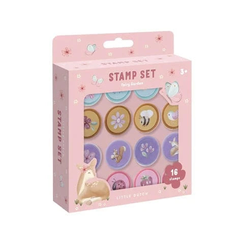 Little Dutch Ζωγραφική - Καλλιτεχνικά - Παζλ LITTLE DUTCH. Σετ σφραγίδες Fairy Garden