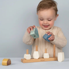 Little Dutch Βρεφικά Παιχνίδια Δραστηριοτήτων LITTLE DUTCH. Ξύλινο παιχνίδι ταξινόμησης μανιτάρια Forest Friends FSC