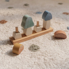 Little Dutch Βρεφικά Παιχνίδια Δραστηριοτήτων LITTLE DUTCH. Ξύλινο παιχνίδι ταξινόμησης μανιτάρια Forest Friends FSC