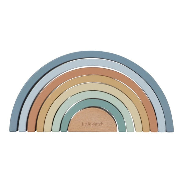 Little Dutch Βρεφικά Παιχνίδια Δραστηριοτήτων LITTLE DUTCH. Ξύλινο τρισδιάστατο Ουράνιο Τόξο Forest Friends FSC
