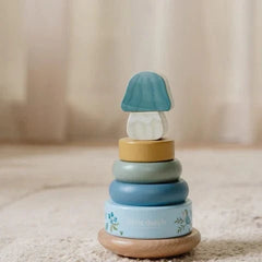 Little Dutch Βρεφικά Παιχνίδια Δραστηριοτήτων LITTLE DUTCH. Ξύλινη πυραμίδα ταξινόμησης & ταλάντωσης Forest Friends FSC