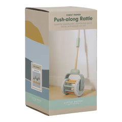 Little Dutch Βρεφικά Παιχνίδια Δραστηριοτήτων LITTLE DUTCH. Ξύλινη τρεχαλίτσα-κουδουνίστρα με κοντάρι Forest Friends FSC