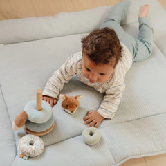 Little Dutch Βρεφικά Παιχνίδια Δραστηριοτήτων LITTLE DUTCH. Πυραμίδα ταξινόμησης & ταλάντωσης Forest Friends FSC