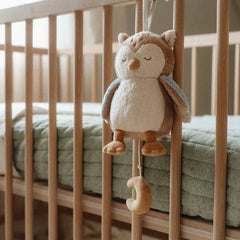 Little Dutch βρεφικά παιχνίδια LITTLE DUTCH. Υφασμάτινη μουσική κουκουβάγια Forest Friends GRS